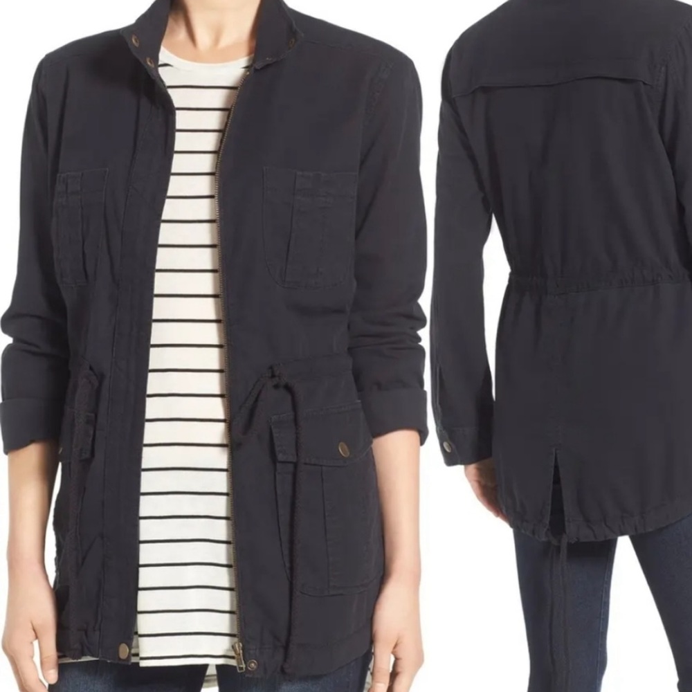 BP. Cargo Anorak Jacket Women’s XXS Navy Blue Utility